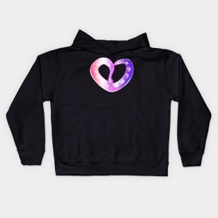 Ball Python Heart (Pride Design) Kids Hoodie